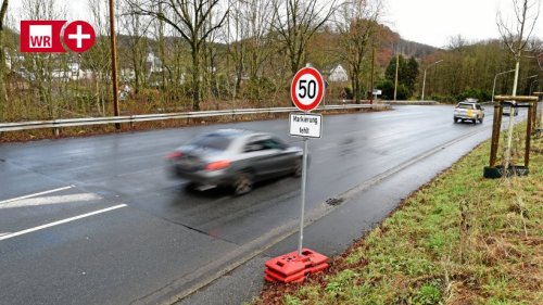 B236 in Letmathe: Fahrbahnmarkierung soll endlich kommen