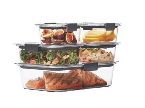 Rubbermaid Brilliance Leak-Proof Food Storage 10-Piece Set with Airtight Lids only $19.99 (reg. $34.99)