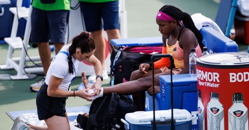 Gauff assures fans she is going to be OK after suffering ankle injury