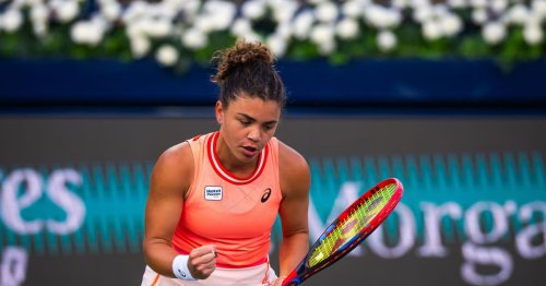 Paolini holds off Cirstea in Dubai to reach first WTA 1000 final