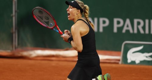 'I left my heart on court': Kerber saves two match points to advance at Roland Garros