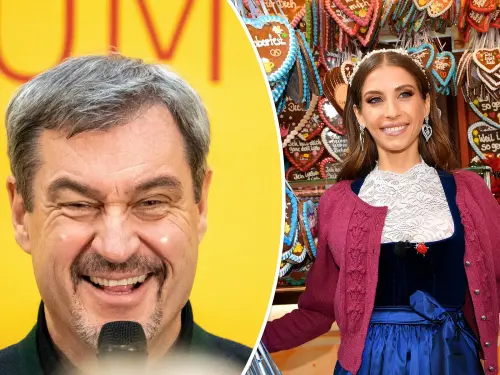 Cathy Hummels: Korb von Markus Söder