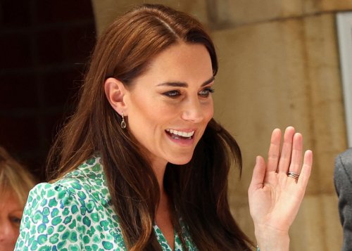 Kate Middleton Adds Wild Flair to Summer Wardrobe With Green Leopard