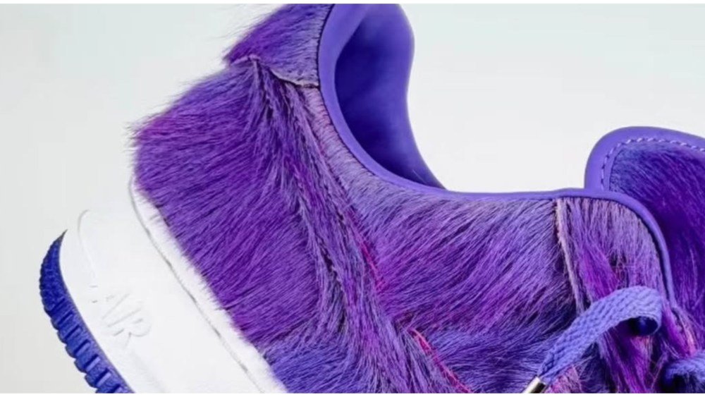 Nike’s Air Force 1 Is Getting a Bold Pony Hair-covered Colorway in Purple — Here’s a First Look