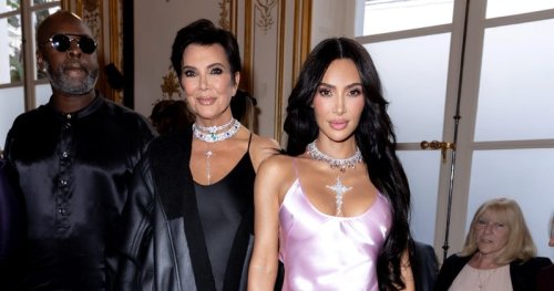 Kim Kardashian and Kris Jenner Opt for Minimalist Glamour in Sleek Slip Dresses at Victoria Beckham Show During Paris Fashion Week