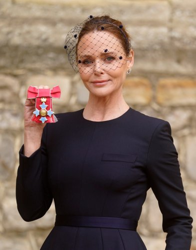 King Charles III Hands Stella McCartney Honor for Services to Fashion, Sustainability