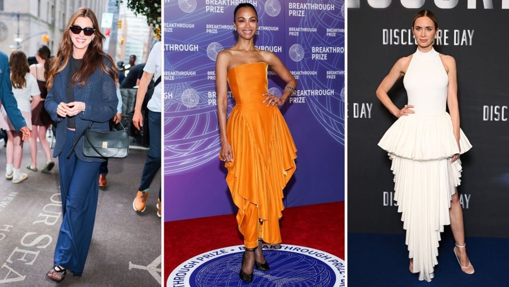How Women in Their 40s Can Style Mesh Heels, According to Anne Hathaway, Zoë Saldaña and More Stars