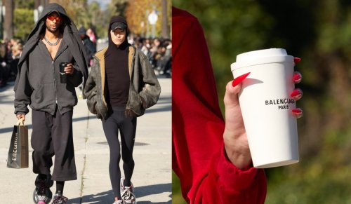The Hottest Accessories at Balenciaga’s Los Angeles Fashion Show? Coffee Cups, Water Bottles and Erewhon Grocery Bags