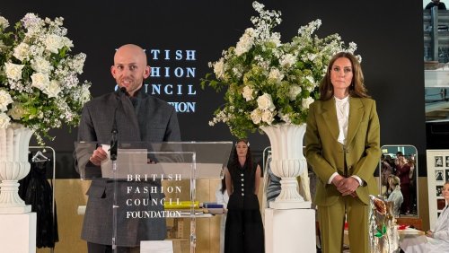 Kate Middleton Honors Patrick McDowell With Queen Elizabeth II British Design Award