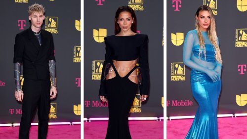 Anitta, Lele Pons, Machine Gun Kelly & More Premio Lo Nuestro 2024 Red Carpet Celebrity Style