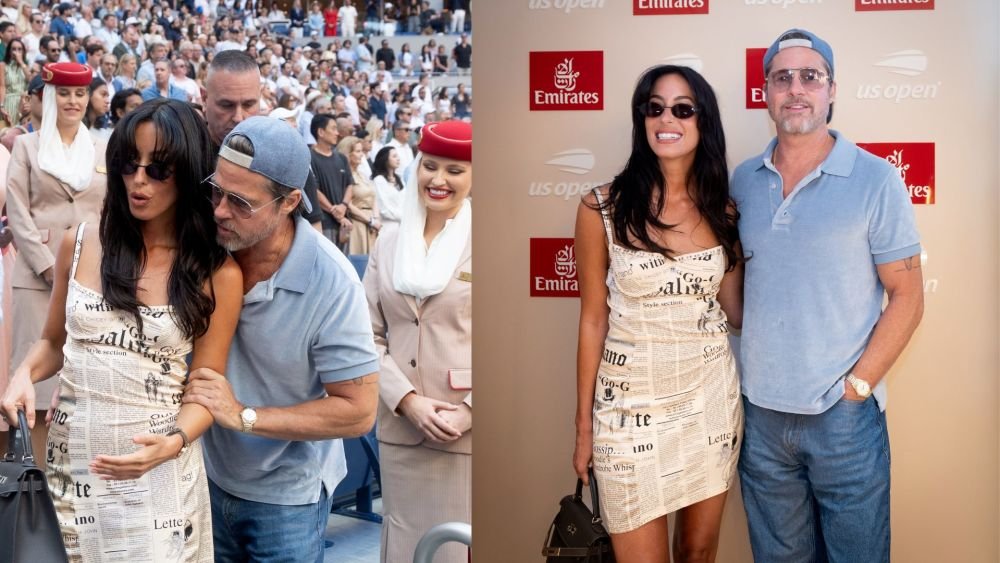 Ines de Ramon Brings Back an Iconic Piece of Fashion History in John Galliano Dior Newspaper Dress at the US Open 2026 w