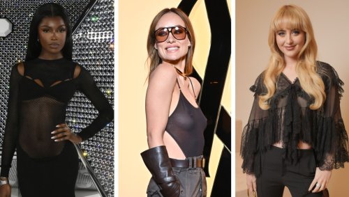 Sheer for All: See-through Style Is Trending on Paris Fashion Week Front Rows With Olivia Wilde, Kathryn Newton and More Stars