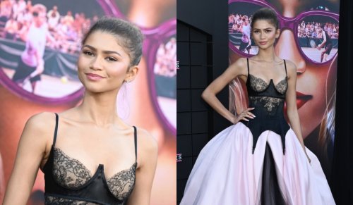 Zendaya Brings Romance to ‘Challengers’ Premiere in Lingerie-inspired Pink Ballgown