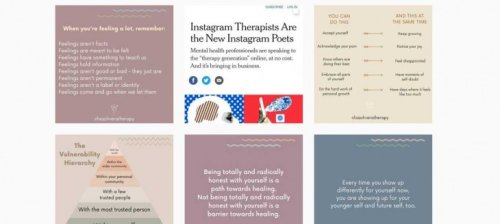 Terapeutas en Instagram, una tendencia al alza