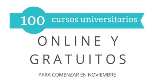 100 cursos universitarios, online y gratuitos que inician en noviembre