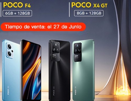 POCO F4 y POCO X4 GT, dos móviles impresionantes en precio y especificaciones