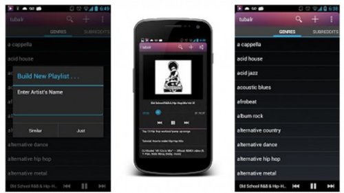 Tubalr, música gratis en tu Android