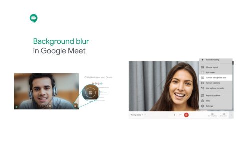 Google Meet ahora puede poner fondo desenfocado