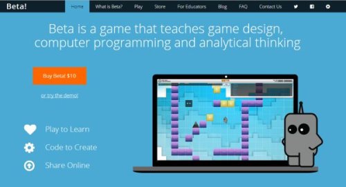 Beta the Game, plataforma de aprendizaje de programación de juegos