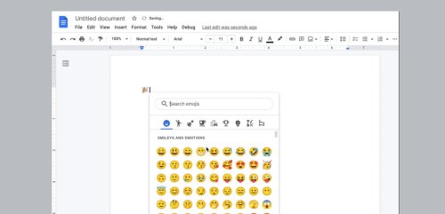 Google Docs te permite agregar emojis de forma simple