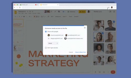Google Meet trae nuevas funciones para compartir documentos desde el chat