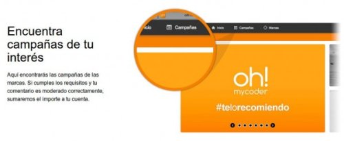 oh!mycoder – donde puedes ser recompensado por tus opiniones sobre marcas (solo España)