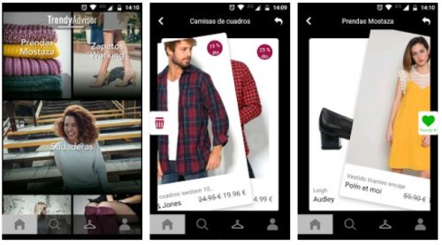 Una app de moda que adivina los gustos del usuario