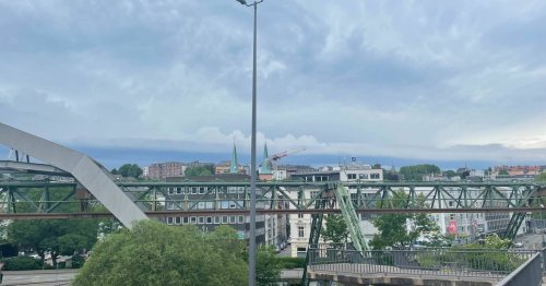 Gewitter trifft Wuppertal (mit Video): Blitze schlagen ein, Bäume stürzen um​