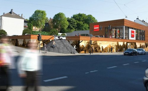 Versorgungslücke: Wuppertal: Bauarbeiten für neuen Supermarkt am Osterbaum haben begonnen