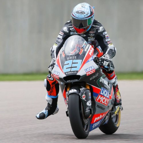 Motorrad-WM: Moto2-Pilot Schrötter stürzt als Führender in Assen
