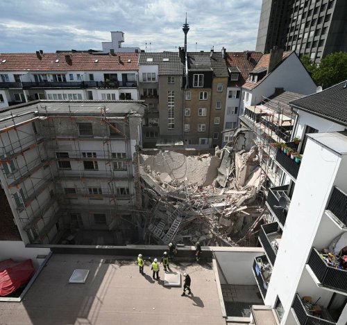 Nach Hauseinsturz vor zwei Jahren in Düsseldorf: Ruine wird abgerissen
