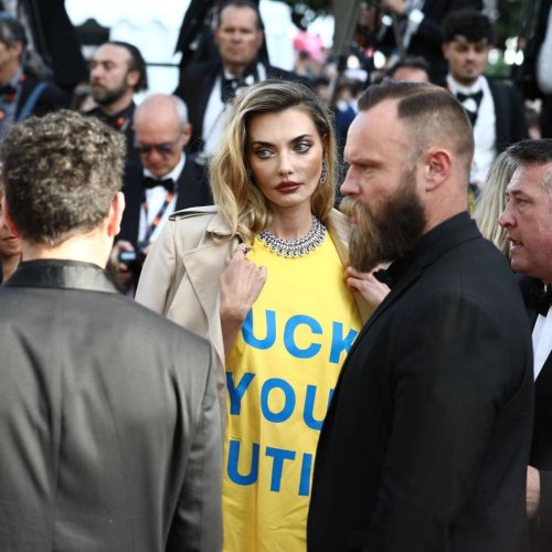 Filmfestspiele: Models übermitteln in Cannes politische Botschaften
