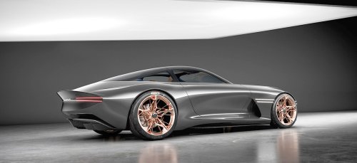 Genesis unveiled their luxury electric car 'Essentia Concept' at the New York Auto Show