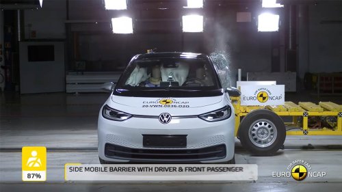 Volkswagen ID.3 scores 5-Stars in Euro NCAP crash safety tests (video, Model 3 comparison)