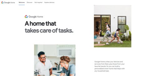 Google Home gets a fancy new homepage and ‘works with’ program