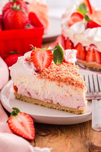 Strawberry Shortcake Cheesecake