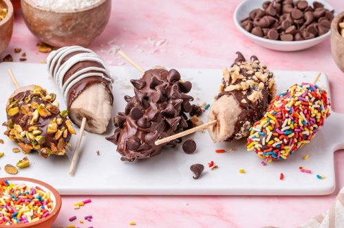 Frozen Chocolate Covered Bananas