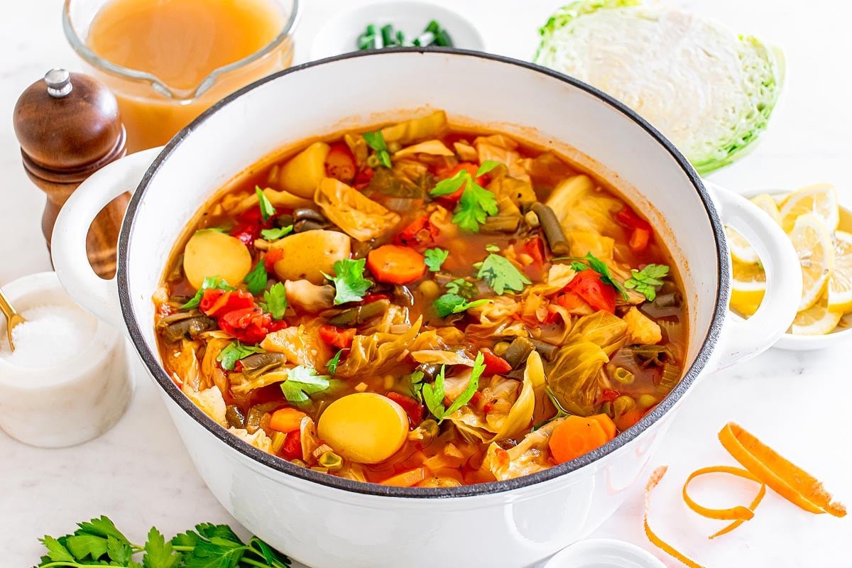 Cabbage Vegetable Soup