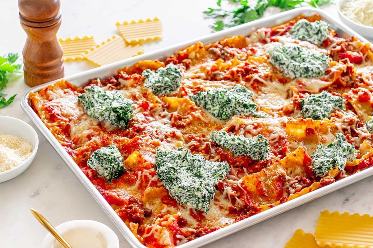 Sheet Pan Lasagna