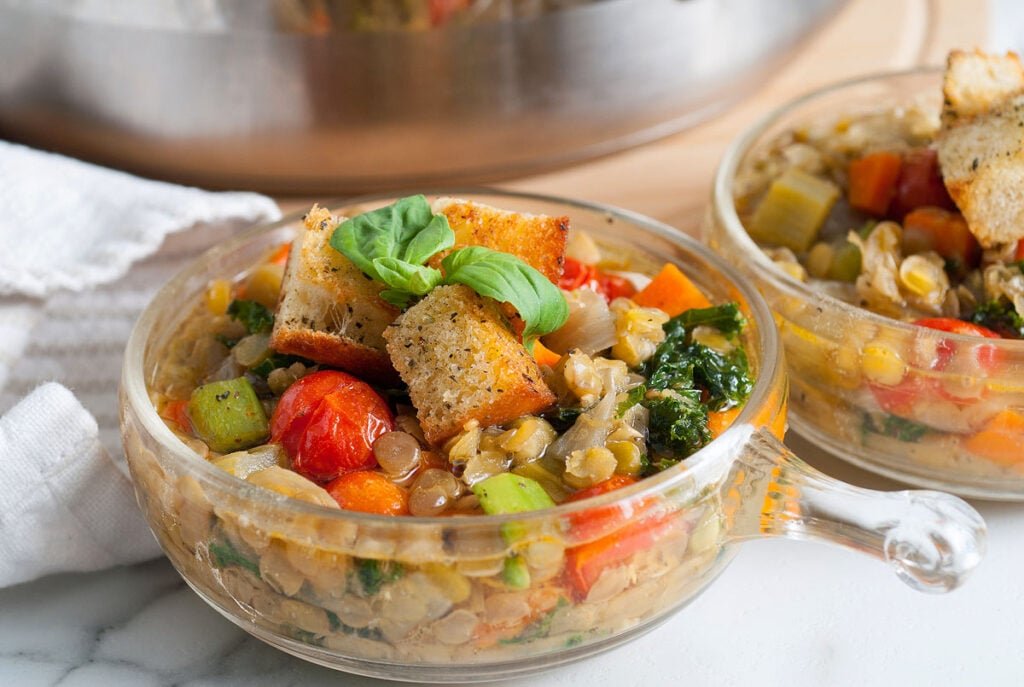 Italian Lentil Soup – Zuppa Di Lenticchie