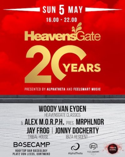 Dortmund – „20 Jahre HeavensGate“ am 5. Mai 2024 in der Rooftopbar im Basecamp Hotel
