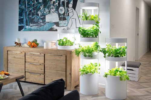 A fully automatic yet personalized home garden that grows 76 different plants!