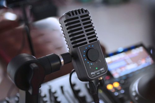 The iRig Stream Mic Pro lets you professionally record your own podcast with just an iPhone