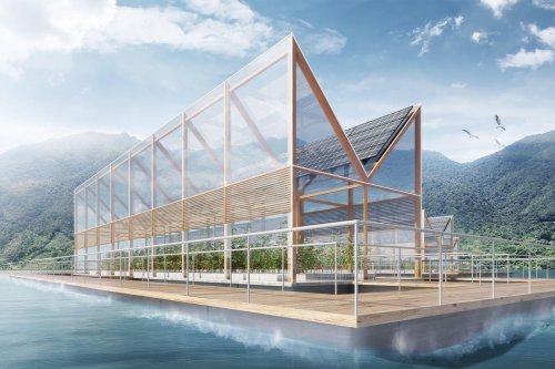 This floating farm turns salty seawater into nutrients for agriculture & improves marine environment!