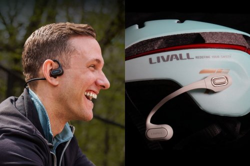 LIVALL Open Ear Headphones are perfect for any sport and can be easily worn with helmets