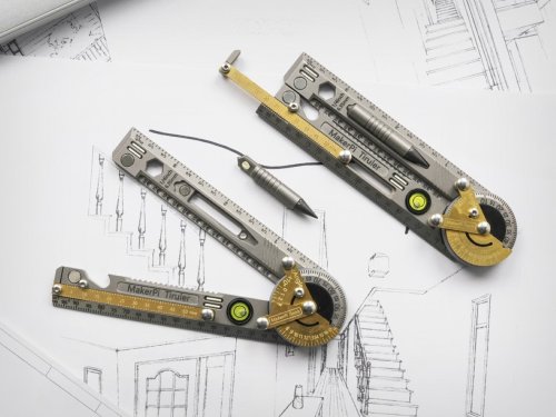 This Steampunk Titanium EDC Ruler Packs 10 Surprising Tools You Didn’t Know You Needed