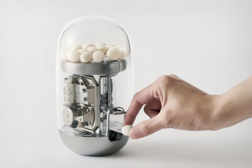 This Steampunk-Looking Gumball Machine from LOTTE Will Also Play Music for You