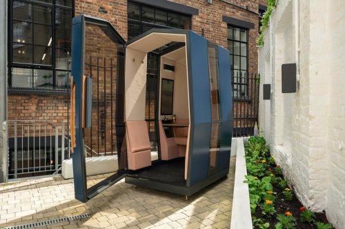 This portable + affordable micro office can be placed in a corporate office, your backyard or out in public