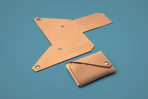 The ‘Fold’ wallet is a completely seamless card, currency, and coin carrier!