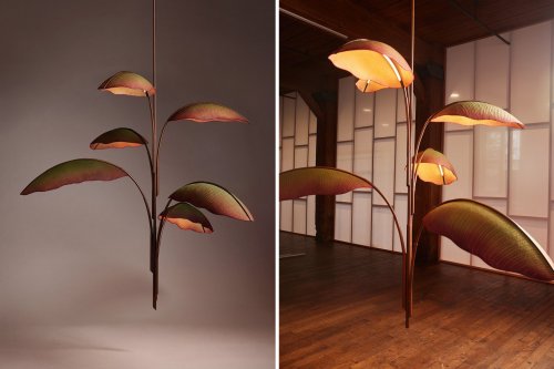 Nature-inspired chandelier combines botany and luxury into one stellar lighting design for your home - Yanko Design